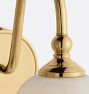 Theo Sconce, Painted Brass Shades