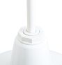 Vintage Industrial White Enamel Pendant