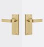 Tabor Interior Door Hardware Tube Latch Set With Lever