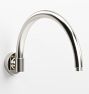 12" Wall Mount Arched Shower Arm