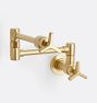 Blair Cross Handle Wall Mount Pot Filler