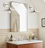 Poplar Sconce, Brass Shades