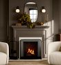 Poplar Sconce, Glass and Alabaster Shades