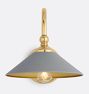 Theo Sconce, Painted Brass Shades