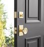 Richmond Rectangular Interior Door Hardware Tube Latch Set With Knob