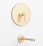 Bowman Pressure Balanced Tub Filler, Aged Brass
