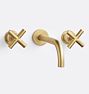 Waterhouse Wall Mount Faucet - Aged Brass