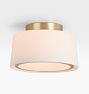 Conifer 13" Flush Mount, Brushed Satin