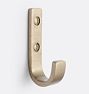 Single J Hook, Champagne Bronze