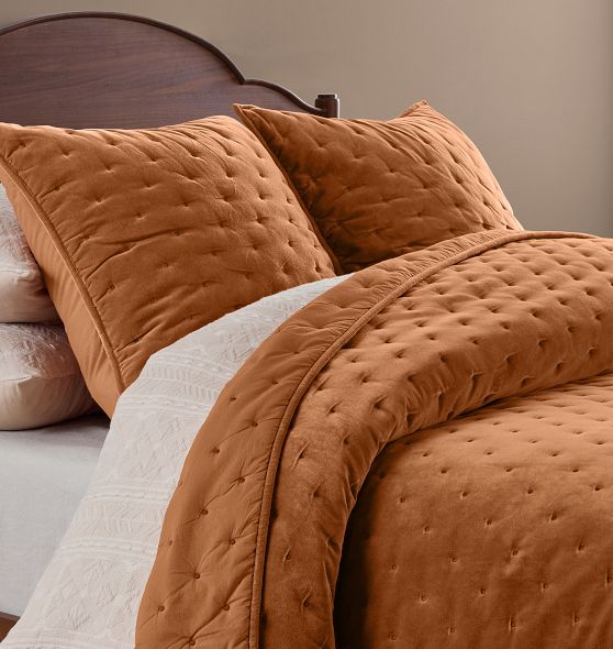 Lana Velvet Quilt & Shams by Rejuvenation