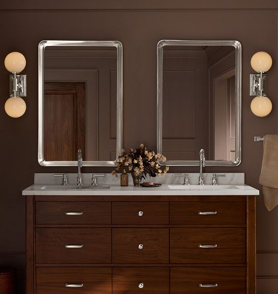 Phillips Metal Frame Mirror by Rejuvenation