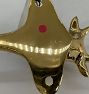 Open Box: Animal Cast Hook, Stag - Brass
