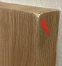 Open Box: Floating Wood Shelf with 2"H (12"D x 48"W) - White Oak