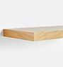 Open Box: Floating Wood Shelf with 2"H (12"D x 48"W) - White Oak