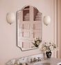 Delilah Metal Frame Mirror