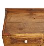 Vintage Faux Grain-Painted Farmhouse Cupboard
