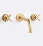 West Slope Wall Mount Faucet - Aged Brass