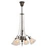 Vintage Classical Revival Chandelier with Crystal