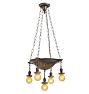 Vintage Classical Revival Pan Chandelier