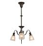 Vintage Classical Revival Anthecus Arm Chandelier