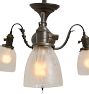 Vintage Classical Revival Anthecus Arm Chandelier