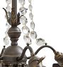 Vintage Classical Revival Chandelier with Crystal