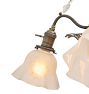 Vintage Classical Revival Chandelier with Crystal