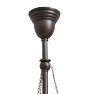 Vintage Classical Revival Gas and Electirc Chandelier