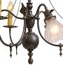 Vintage Classical Revival Gas and Electirc Chandelier