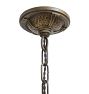 Vintage Classical Revival Twisted Iron Chandelier