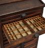 Vintage Industrial Multi Drawer Printers Cabinet
