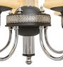 Vintage Mid Century Modern Chrome Chandelier