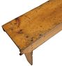 Vintage Traditional 19th Century Drop Leaf Pine Bench