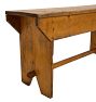 Vintage Traditional 19th Century Drop Leaf Pine Bench