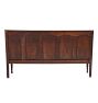 Vintage Traditional 19th Century English Bench with Leather Cushion