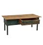 Vintage Traditional Painted Workshop Table with Drawer