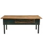 Vintage Traditional Painted Workshop Table with Drawer