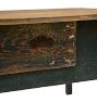Vintage Traditional Painted Workshop Table with Drawer