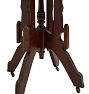 Vintage Victorian Walnut Parlor Table with Marble top