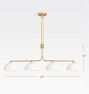 Enzo 42" Quad Linear Chandelier
