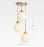 Imogen 3-Light Chandelier, 15" Width
