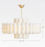Roll &amp; Hill Lorna LED Double Tier Chandelier, 46" Width