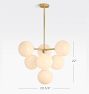 Allenglade 7-Light Chandelier, 8" Shades