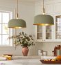 Dekum 16" Pendant, Metal Shade