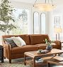 Vailer Leather Sofa, 86-100"