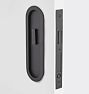Open Box: Eastbank Pocket Door Set, Thick Privacy - Oil-Rubbed Bronze