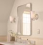 Rounded Rectangle Metal Framed Mirror