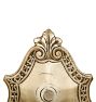 Vintage Classical Revival Double-Candle Silver Plated Sconce