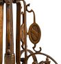 Vintage Romance Revival 5-Light Bare-Bulb Bronze Chandelier