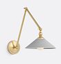 Theo Articulating Sconce, 31&rdquo; Length in Painted Shades